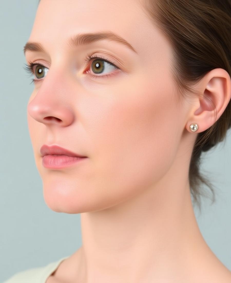 Mid-face volume restoration — before